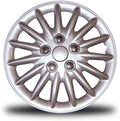 Silver 14'' Set of Four ABS Hubcaps H819