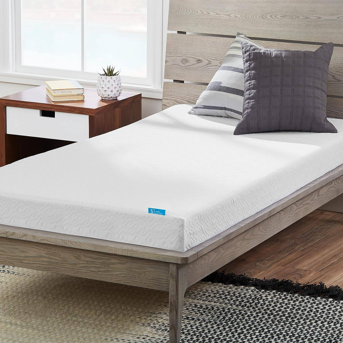 Twin Gel Memory Foam Mattress W145