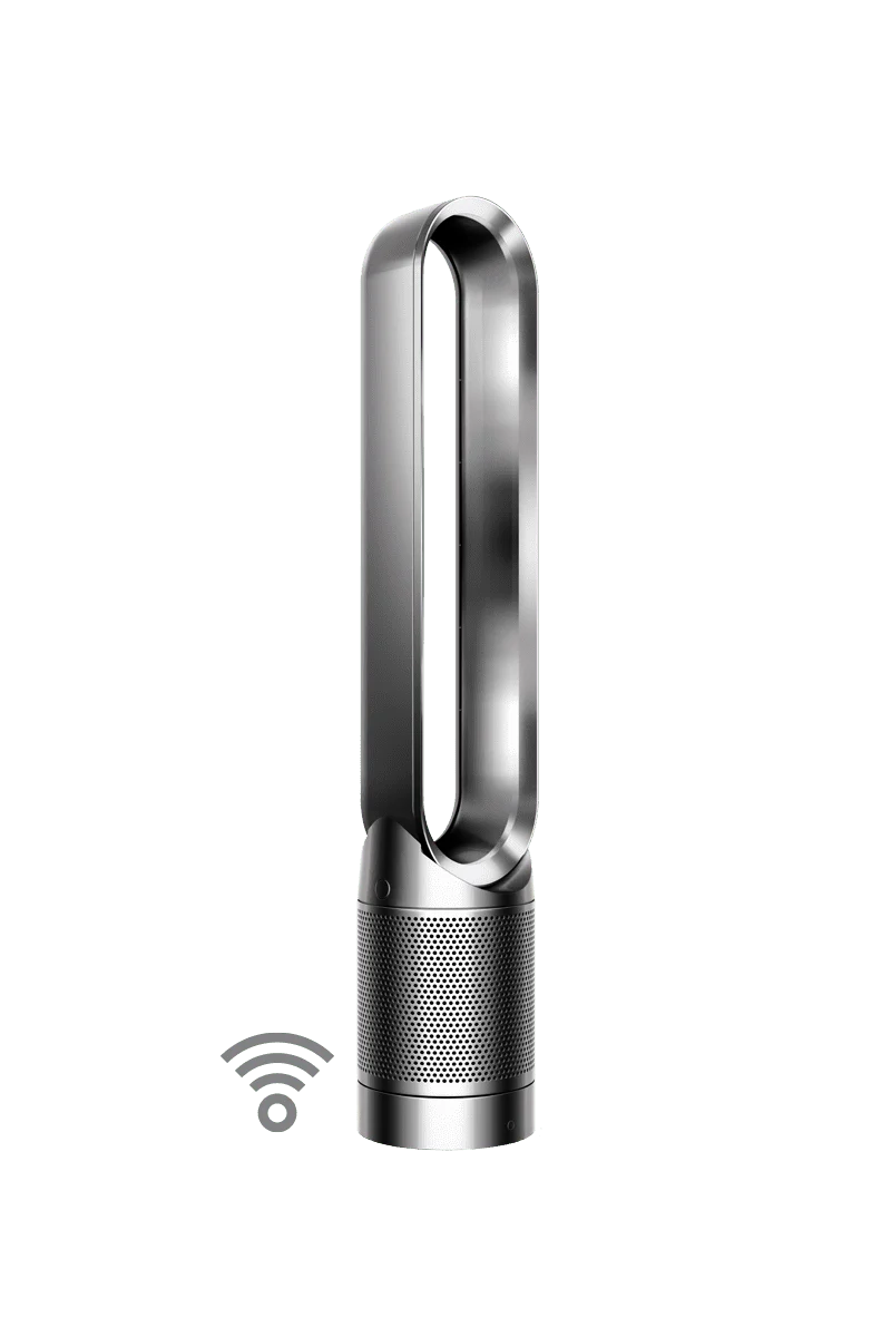 White Silver Tower Air Purifier Fan C405810