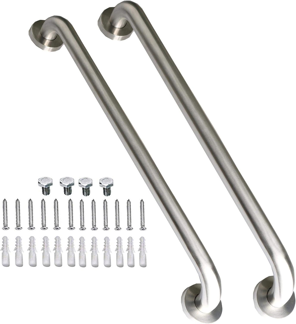 2 Pack 32 Inch Stainless Steel Shower Grab Bar Q273