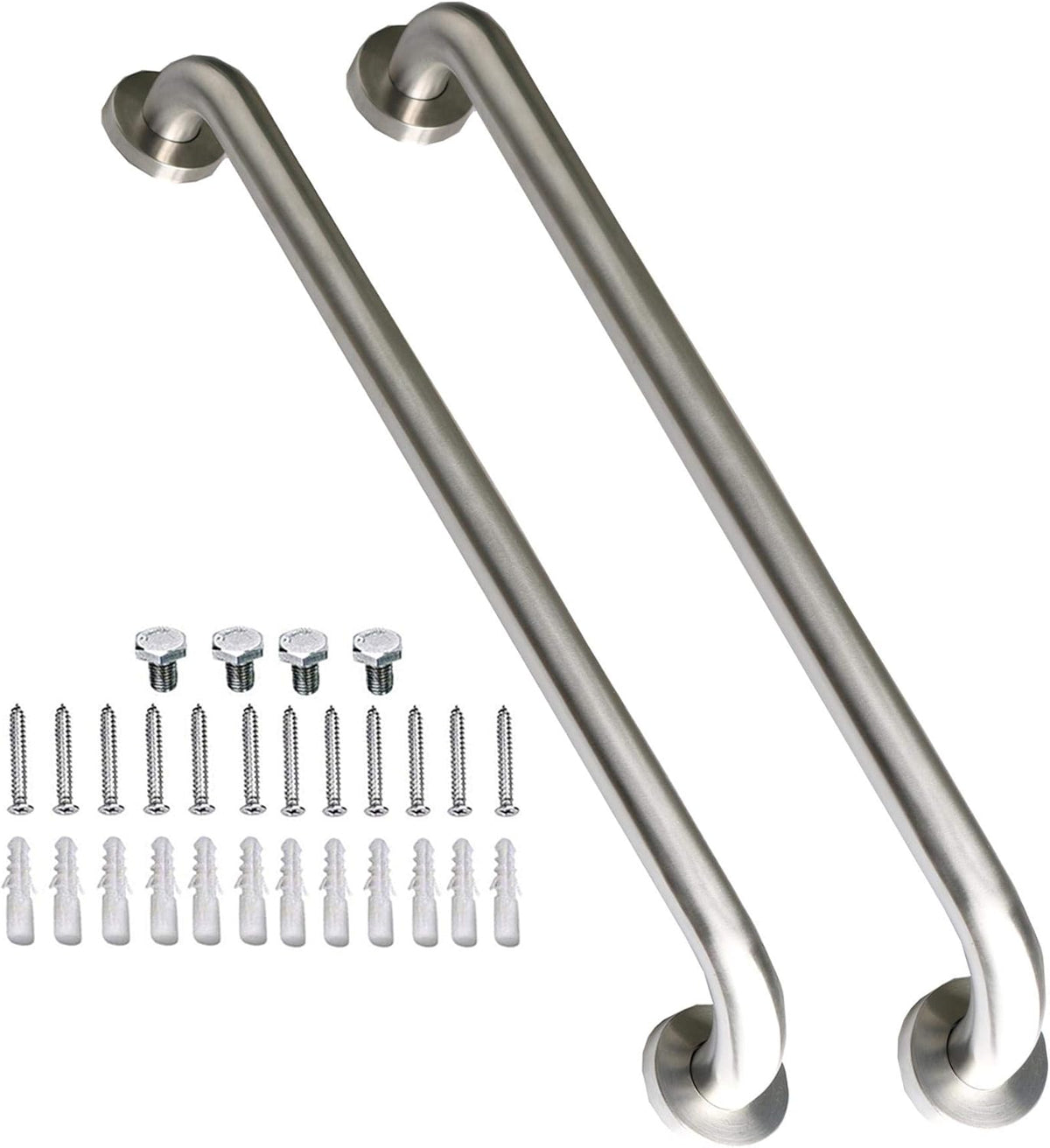 2 Pack 32 Inch Stainless Steel Shower Grab Bar Q273