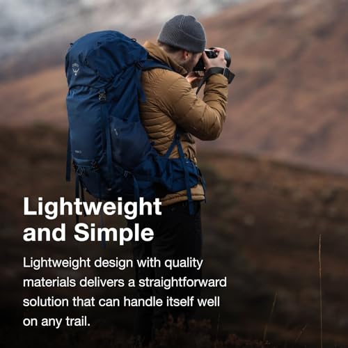50L Blue Backpacking Backpack K65140