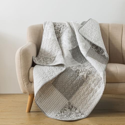 50" x 60" Cotton Quilted Throw Blanket R330732