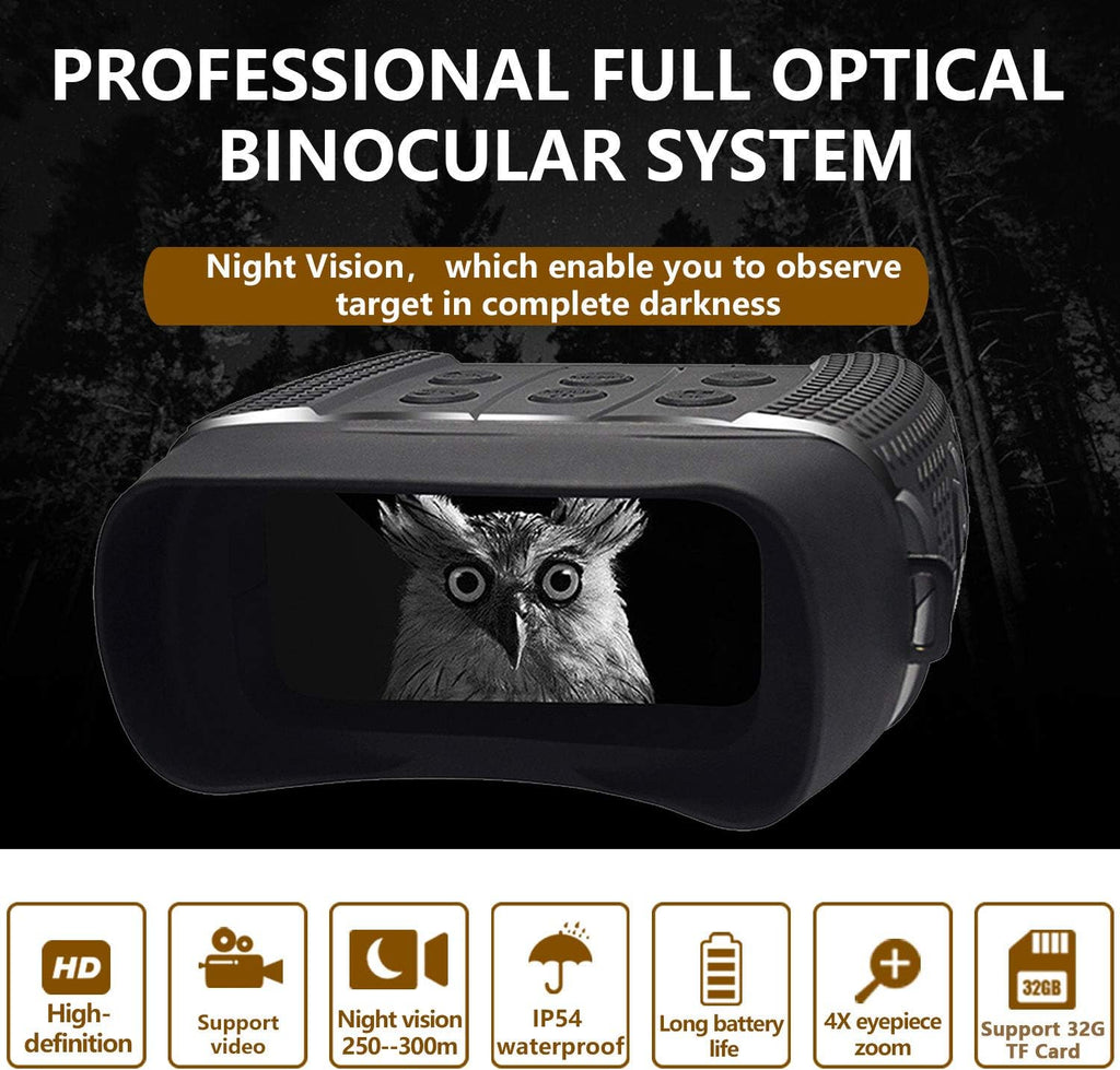 Night Vision Goggles Digital Binoculars Infrared 960P Water-Resistant P801