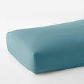 Mineral Blue California King Cotton Percale Fitted Sheet V25982