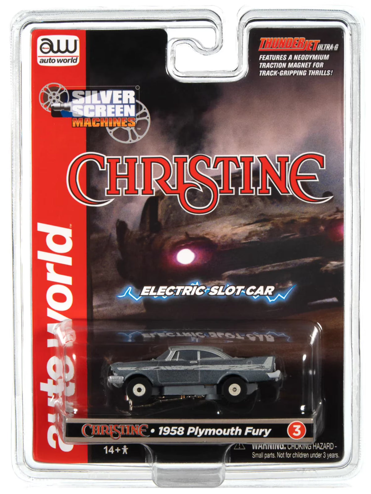 1958 Plymouth Fury HO Scale Slot Car J748