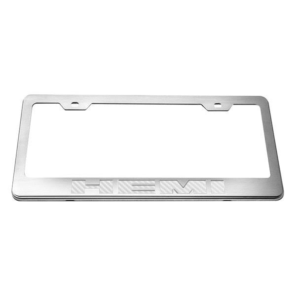 White Dodge Rear Tag Frame Y417315