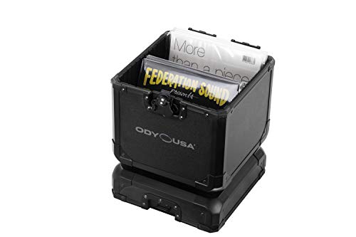 Black 7″ Vinyl Utility Case Holds 60 Records V82494