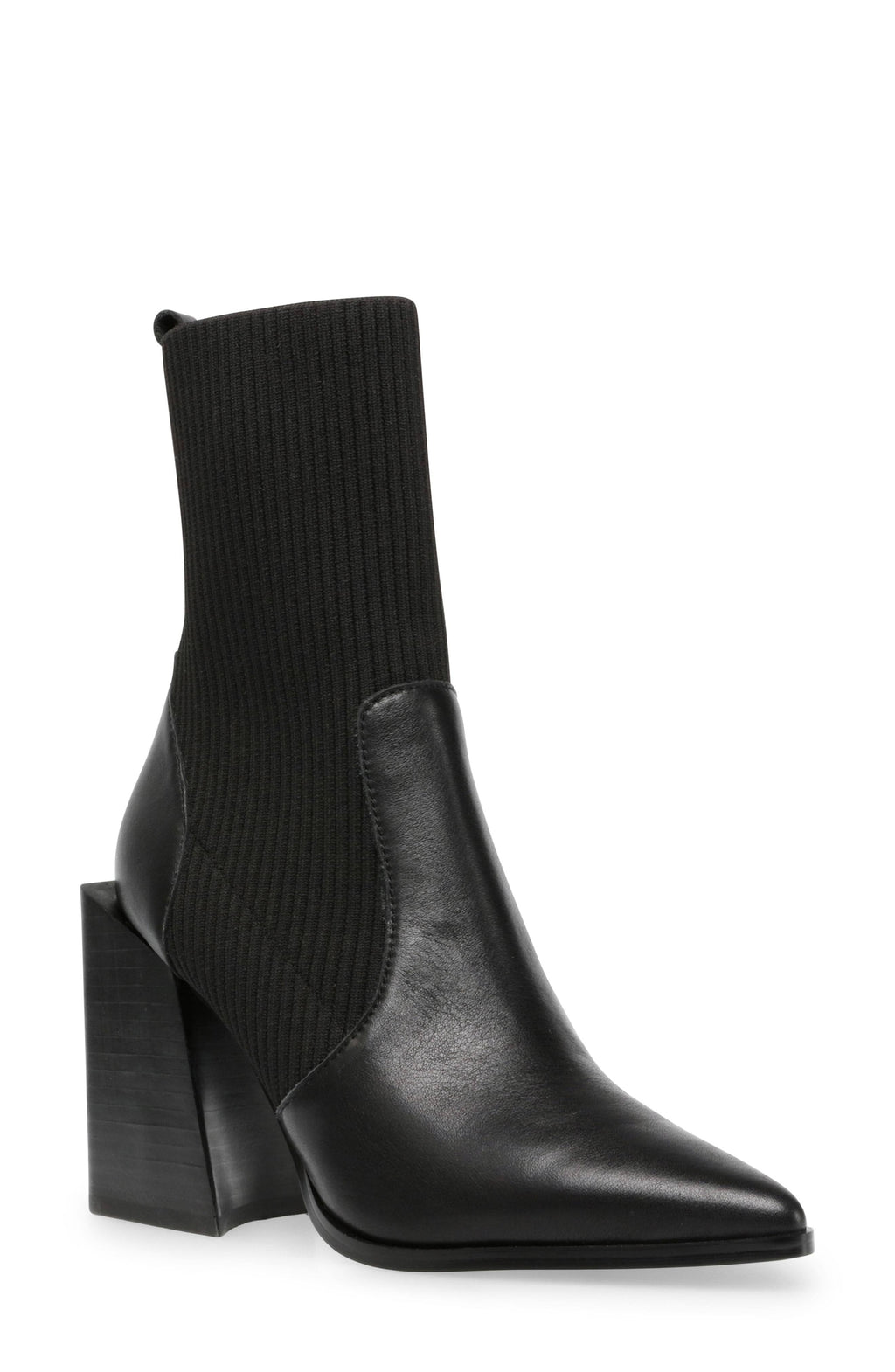 Black Leather Shoes Z573608