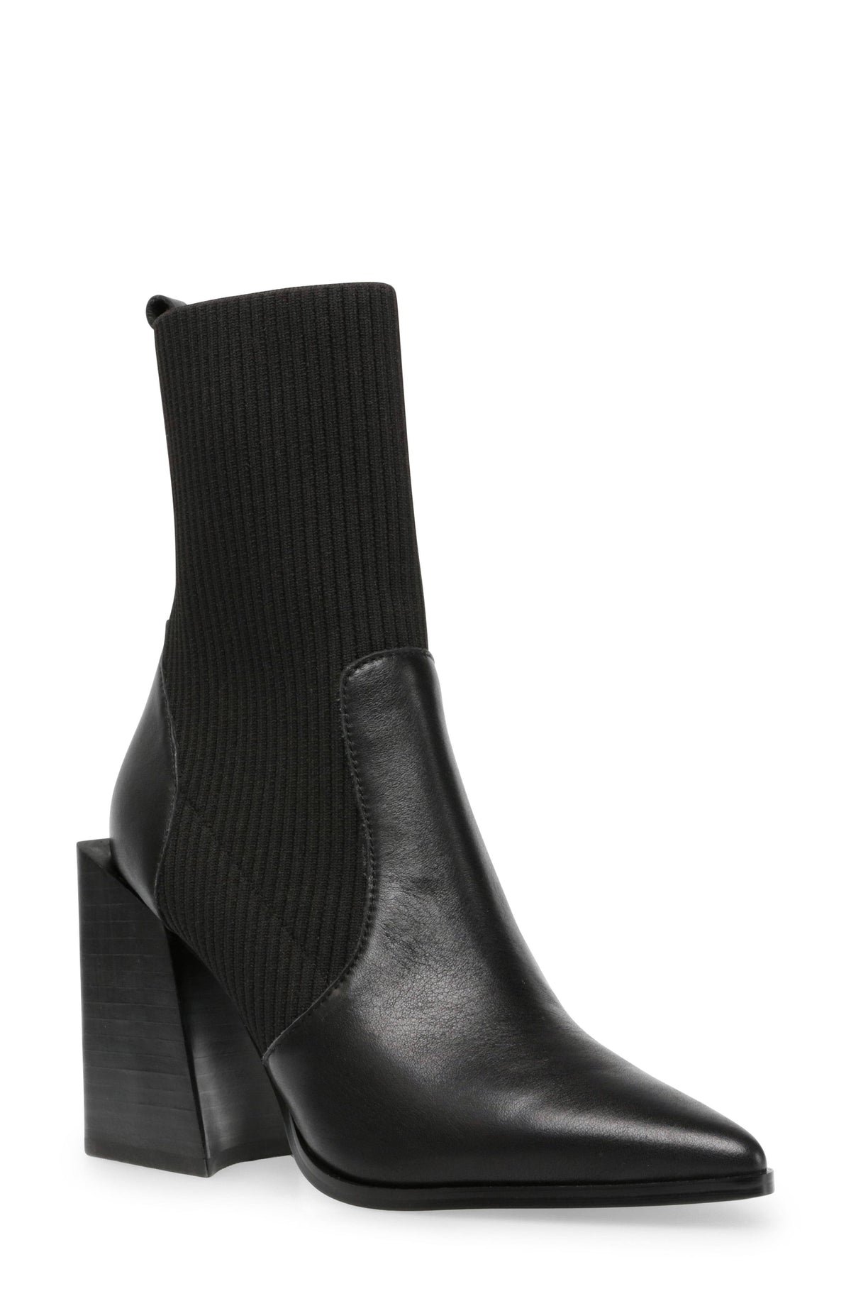 Black Leather Shoes Z573608