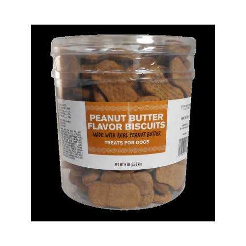 Peanut Butter Flavor Dog Biscuits 6 lb D92493