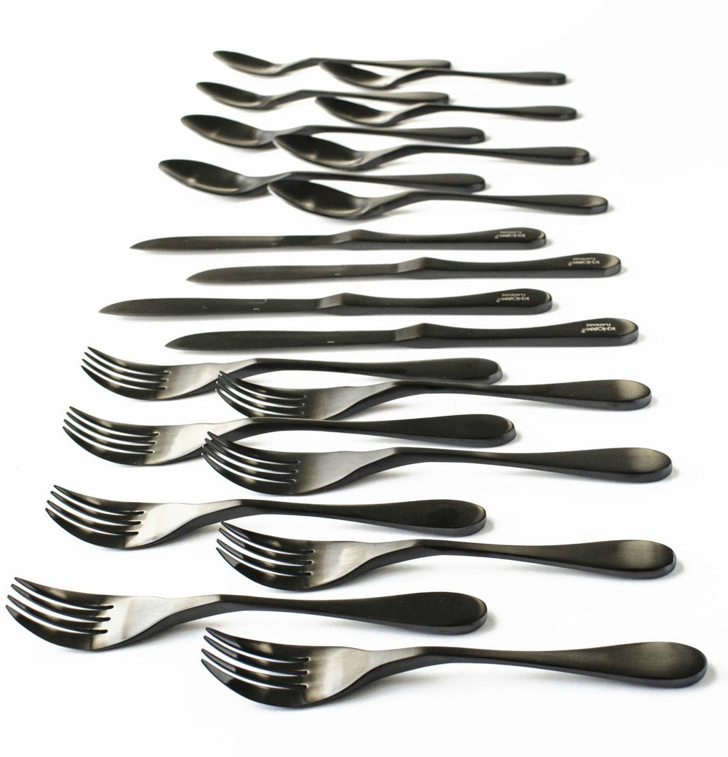 Black Matte Titanium Coated Stainless 20-Piece Set E562901