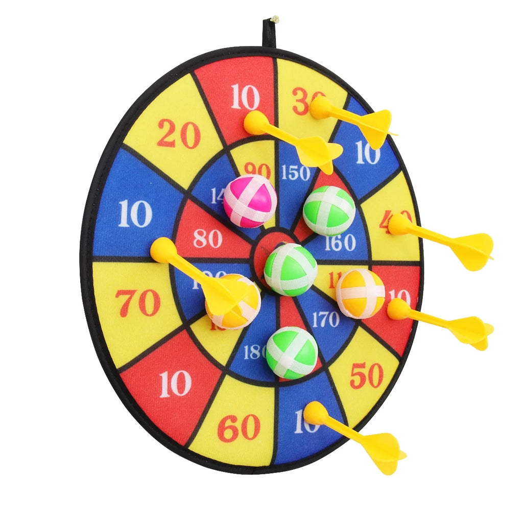 Flocking Dart Board with 4pcs Darts Dartboard Set A744