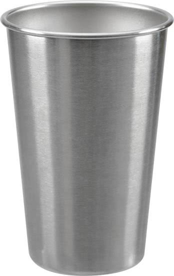 16 oz Stainless Steel Pint in Black/Blue/Silver W44091