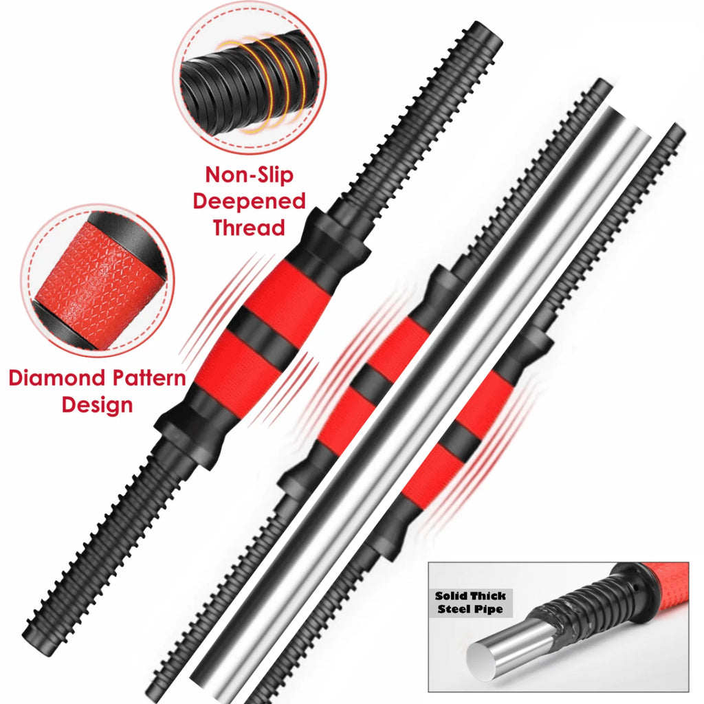 66LB 2 in 1 Adjustable Dumbbell Set with Connecting Rod X421