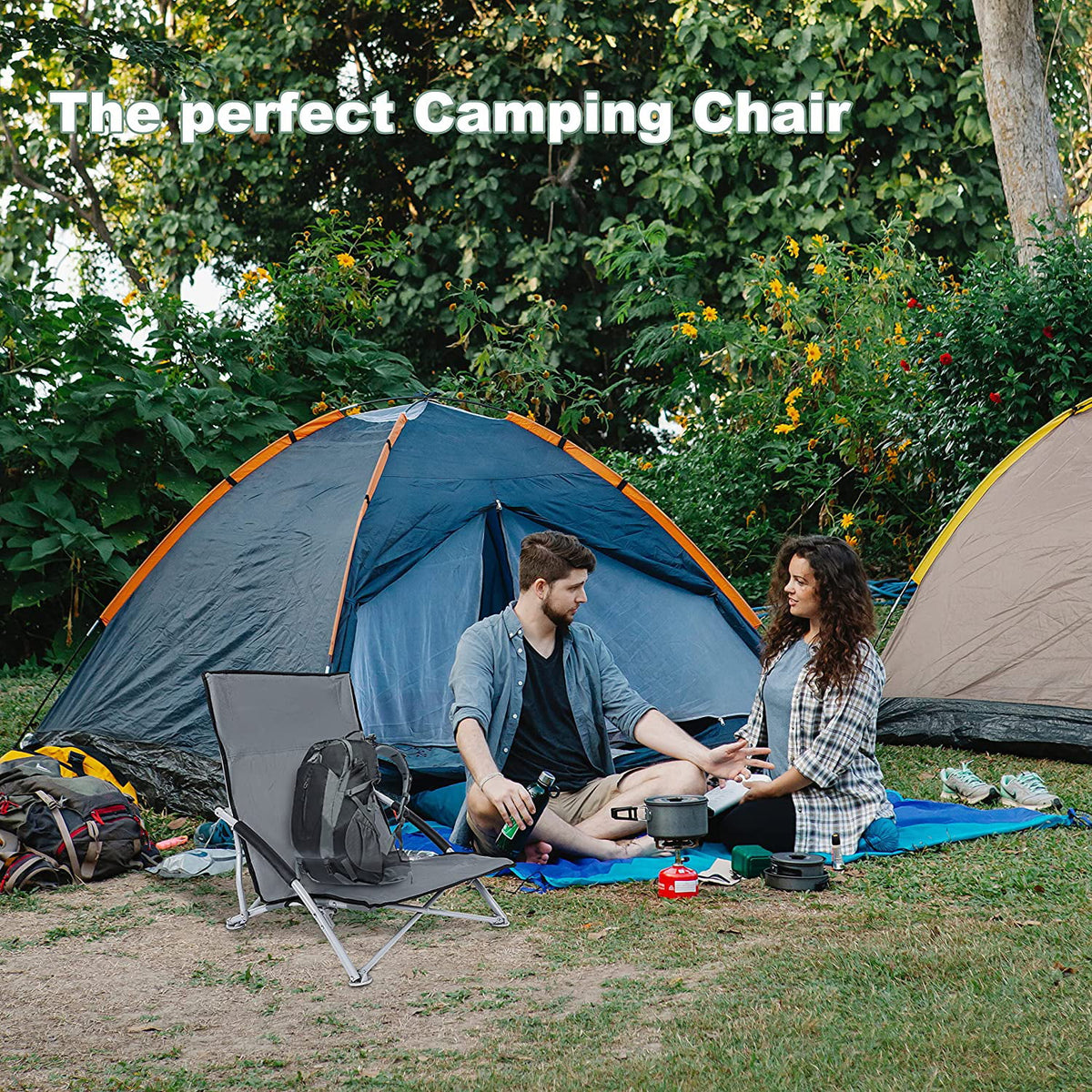 Folding Camping Chair with Carry Bag P4957