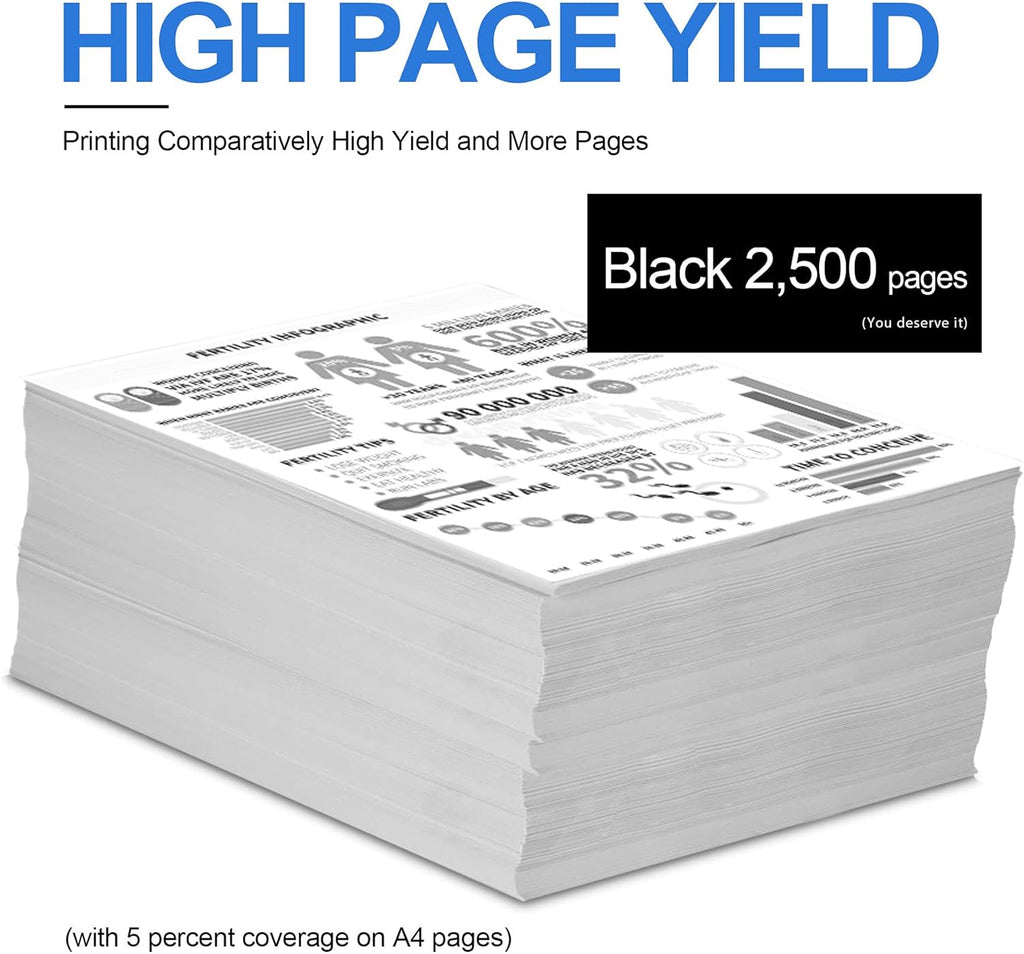 Black 4 Pack Toner Cartridge M4646