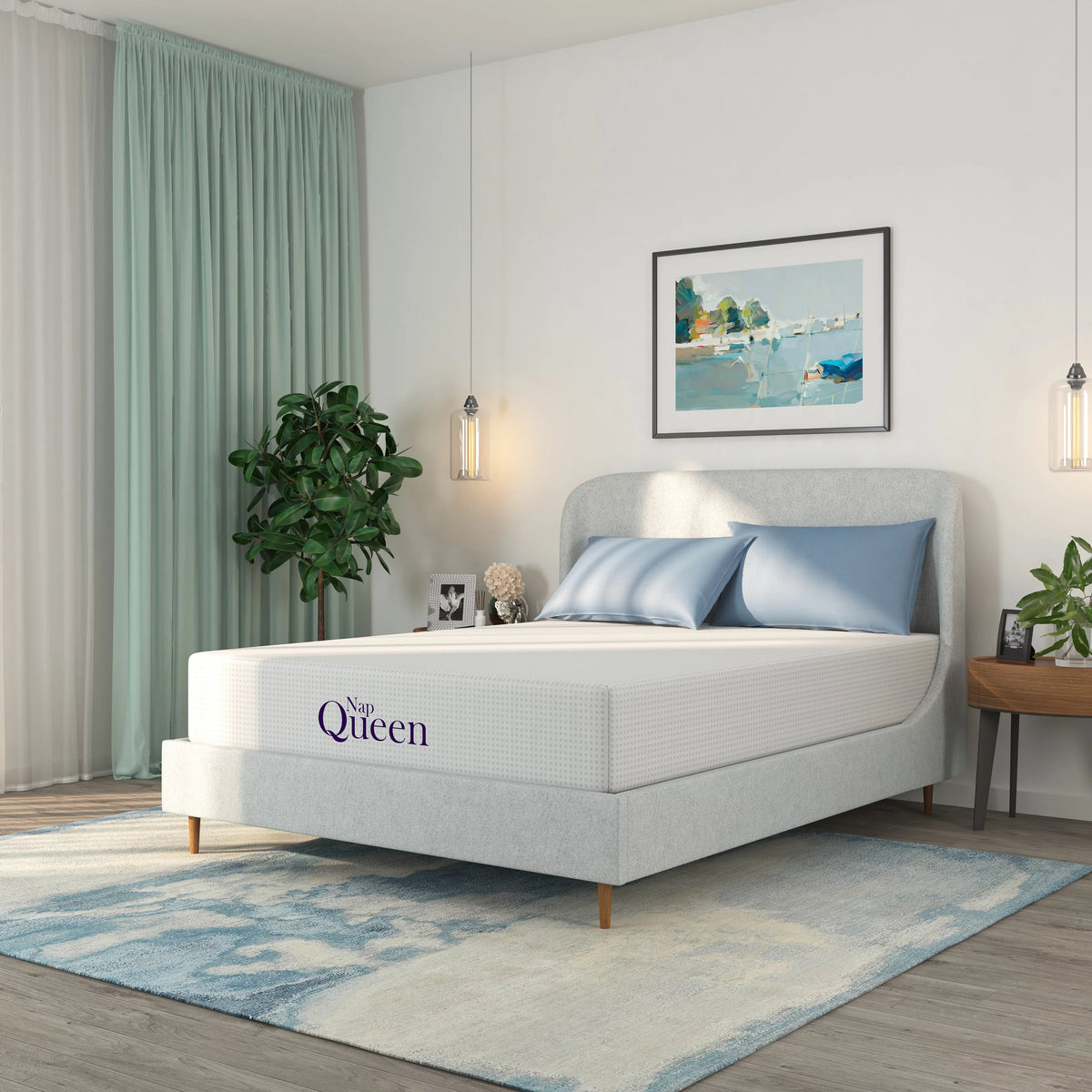 Twin 8" Charcoal Memory Foam Mattress A203