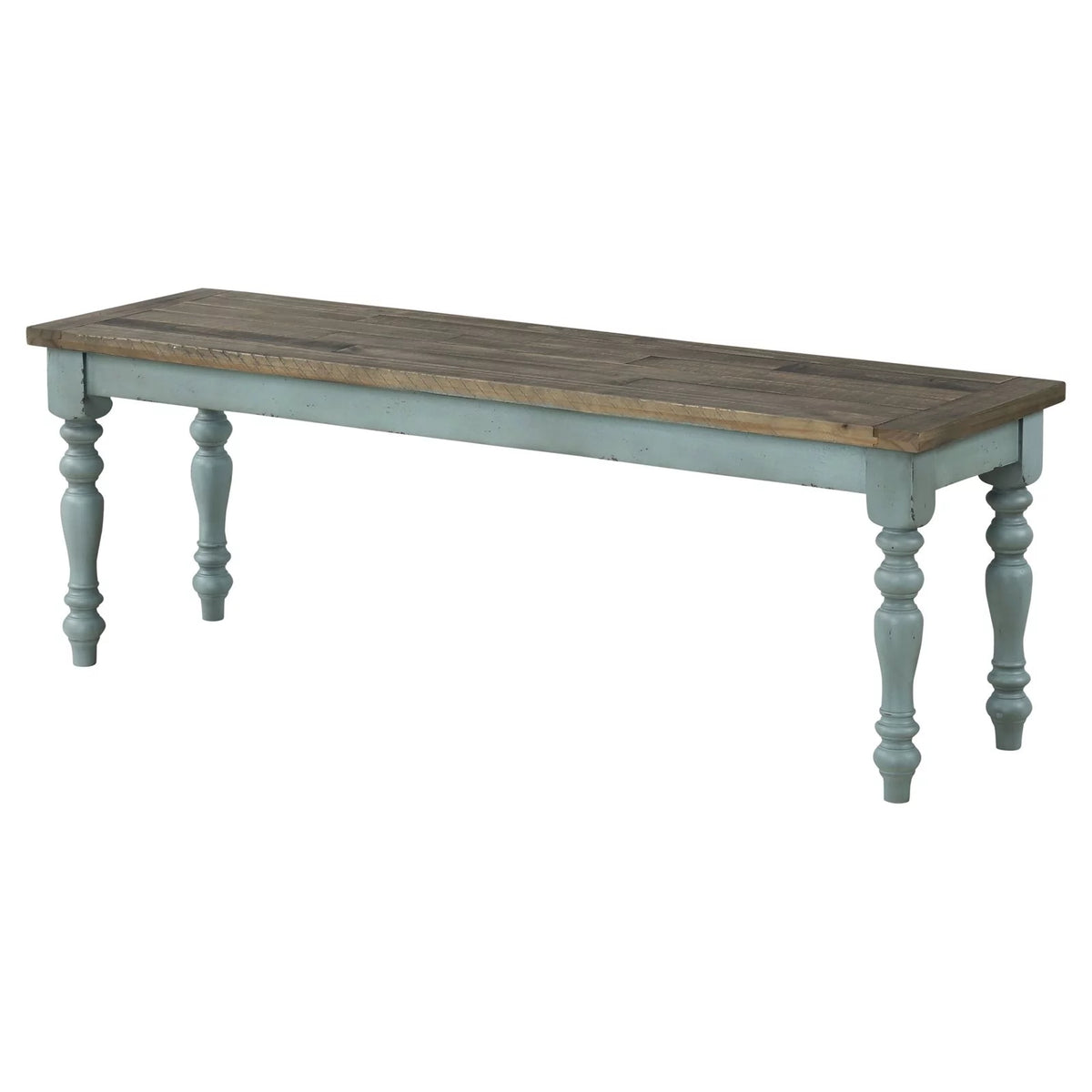 Two-Tone Wood Bench I564630