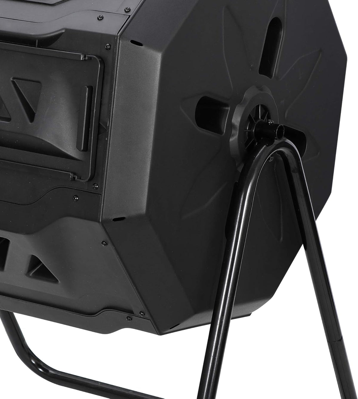 43 Gallon Dual Rotating Chamber Compost Tumbler E130487