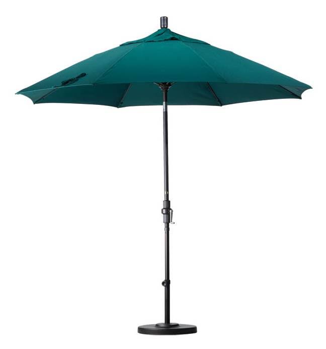 9 ft. Fiberglass Market Umbrella Collar Tilt Bronze J23782