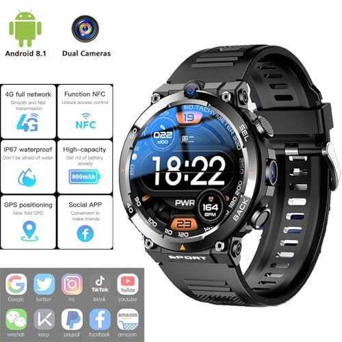 4g Sim Card Smartwatch with 1.39" Round Screen T4481