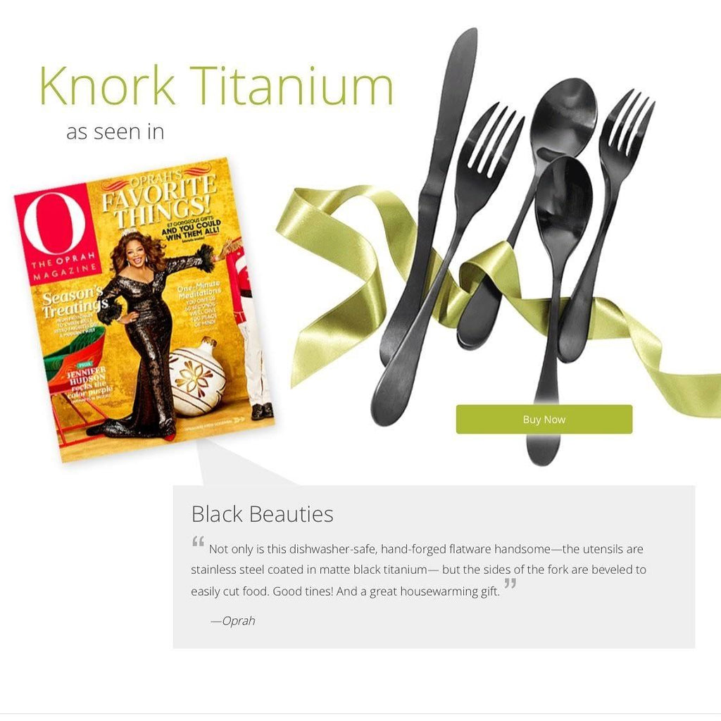 Black Matte Titanium Coated Stainless 20-Piece Set E562901