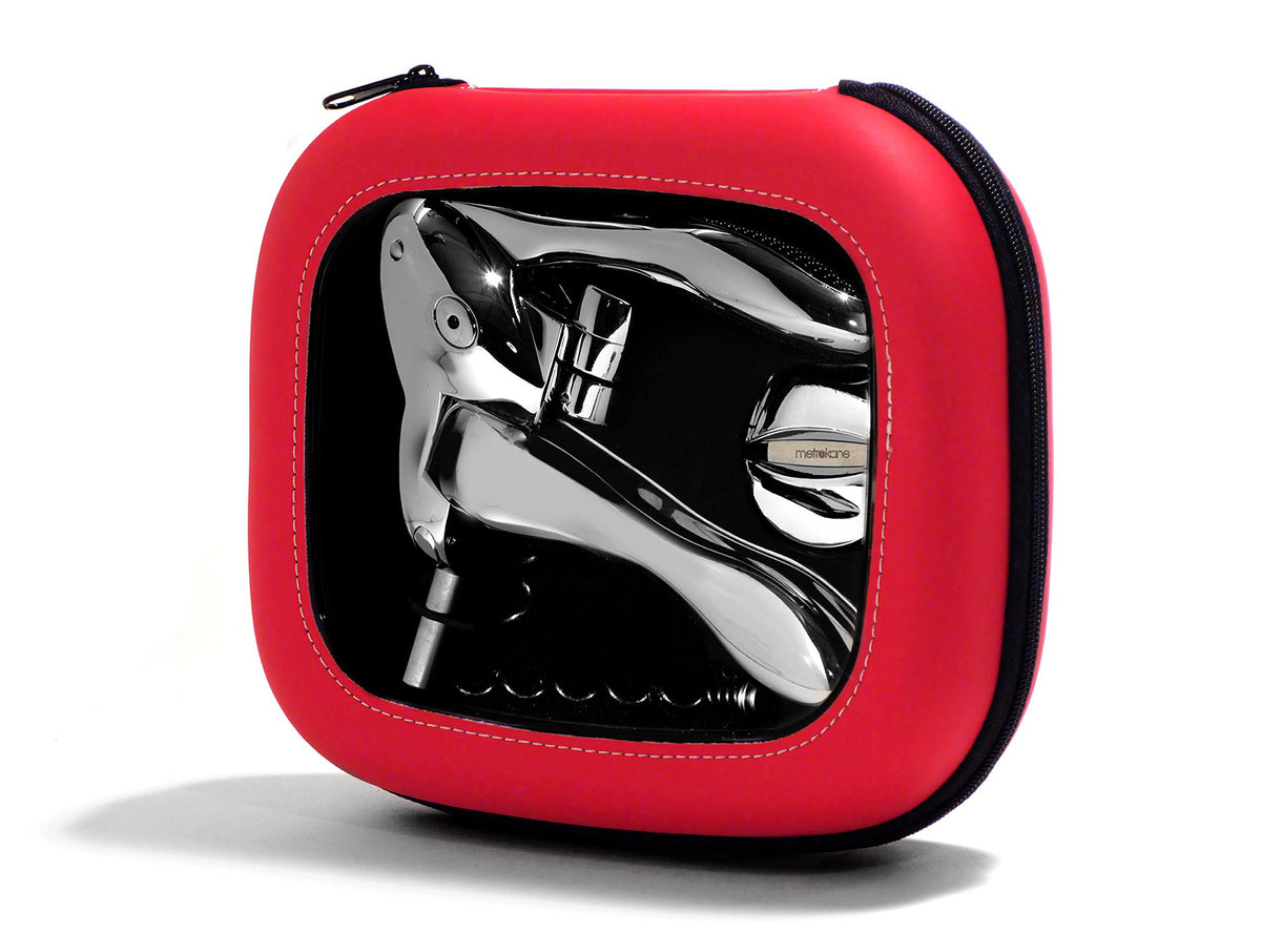 Polished Sterling Corkscrew with Red Eva Case X73820
