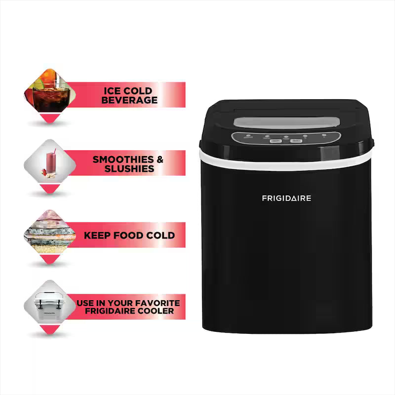 Black Freestanding Ice Maker N5468