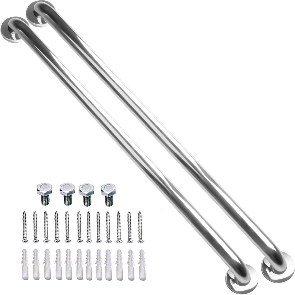 2 Pack 32 Inch Stainless Steel Shower Grab Bar Q273