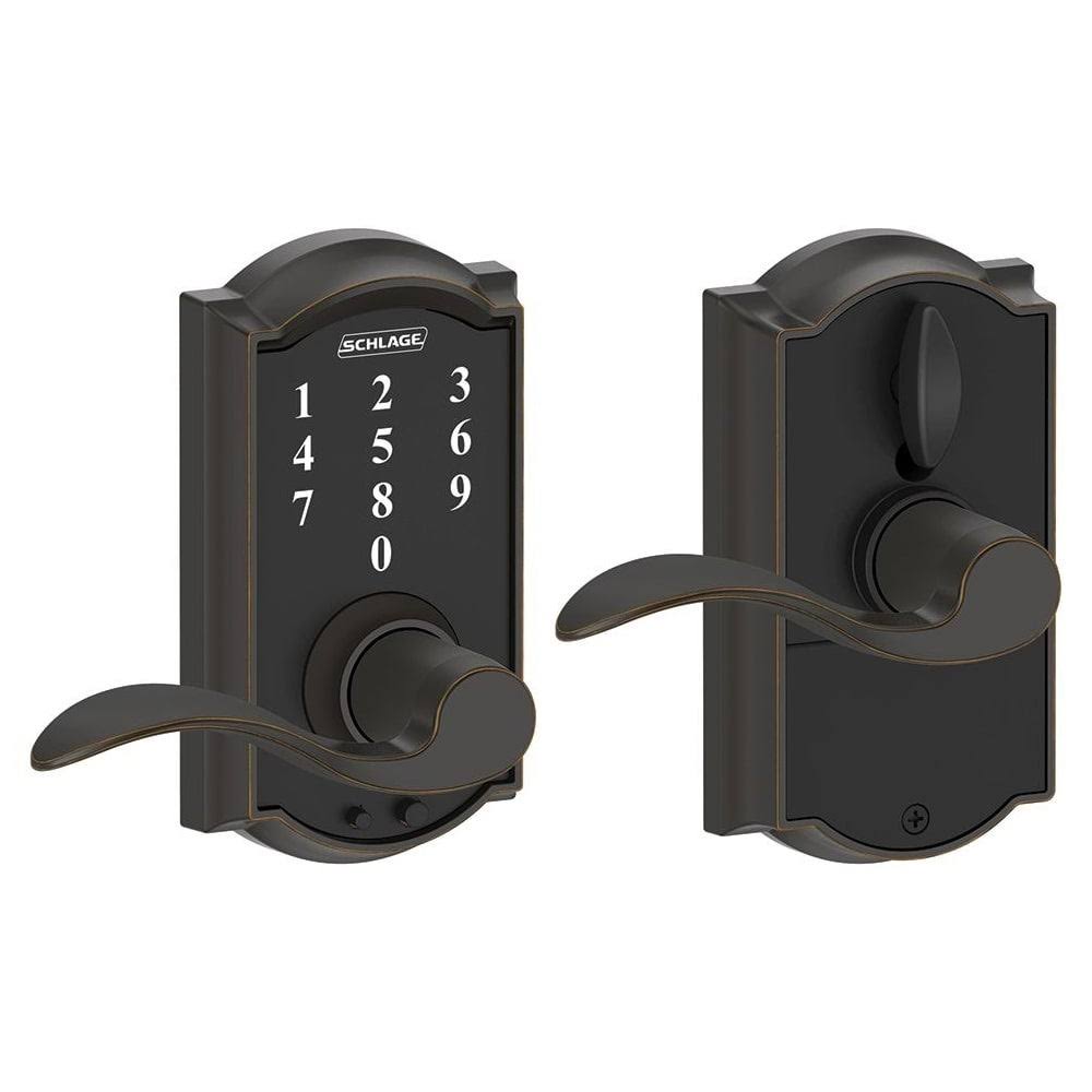 Bright Chrome Touch Lock with Accent Lever N842
