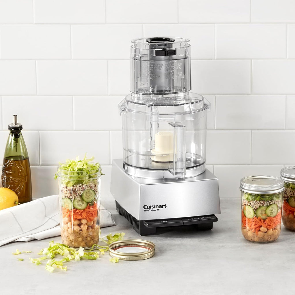 11 Cup Brushed Chrome Food Processor Q788056