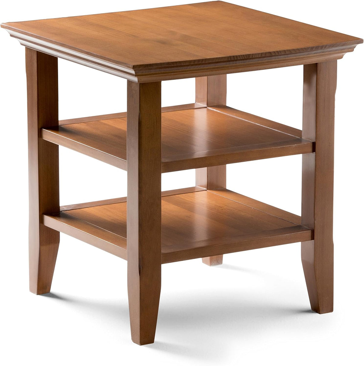 19 inch Rustic Natural Aged Brown End Table X328778