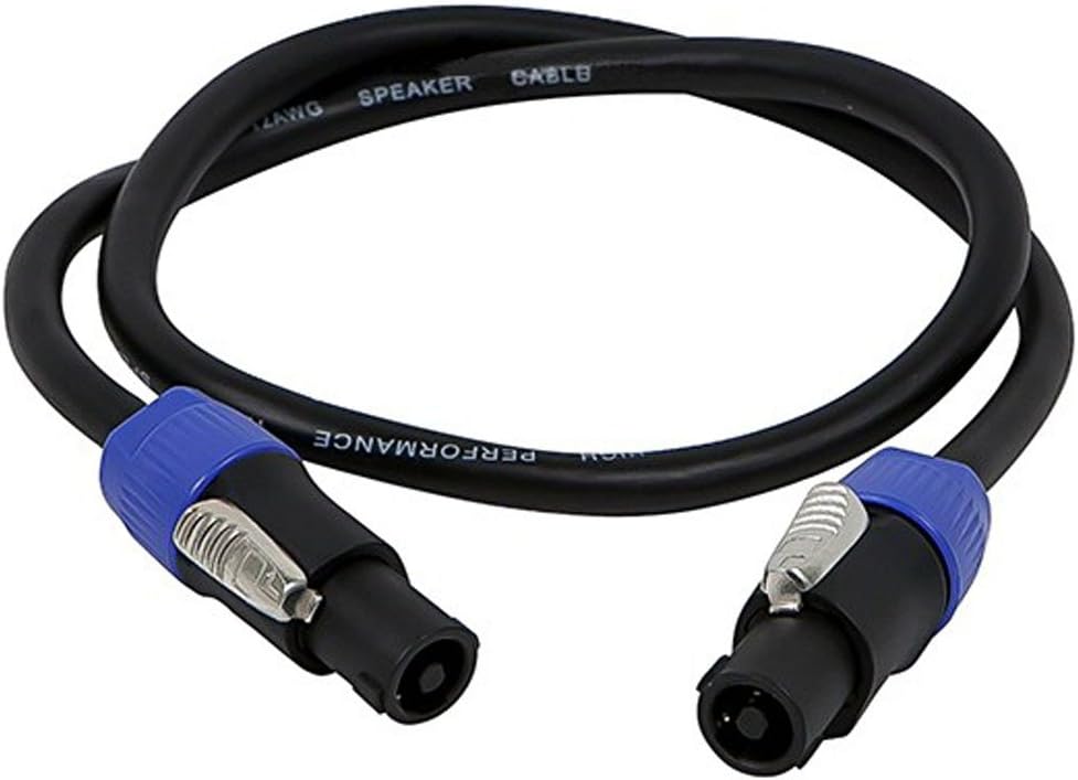 25ft 12AWG 2-conductor Speakon Type NL4FC Female to Speakon Type NL4FC Female Cable P270516