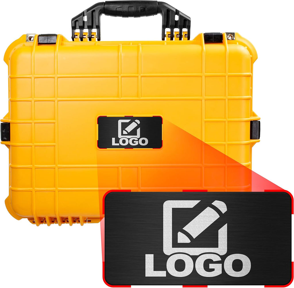 Yellow 20 Inch Waterproof Shockproof Camera Case with Foam T888