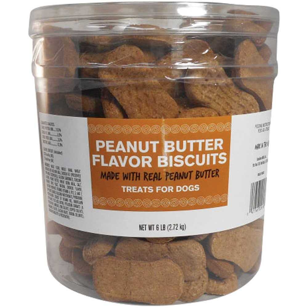 Peanut Butter Flavor Dog Biscuits 6 lb D92493