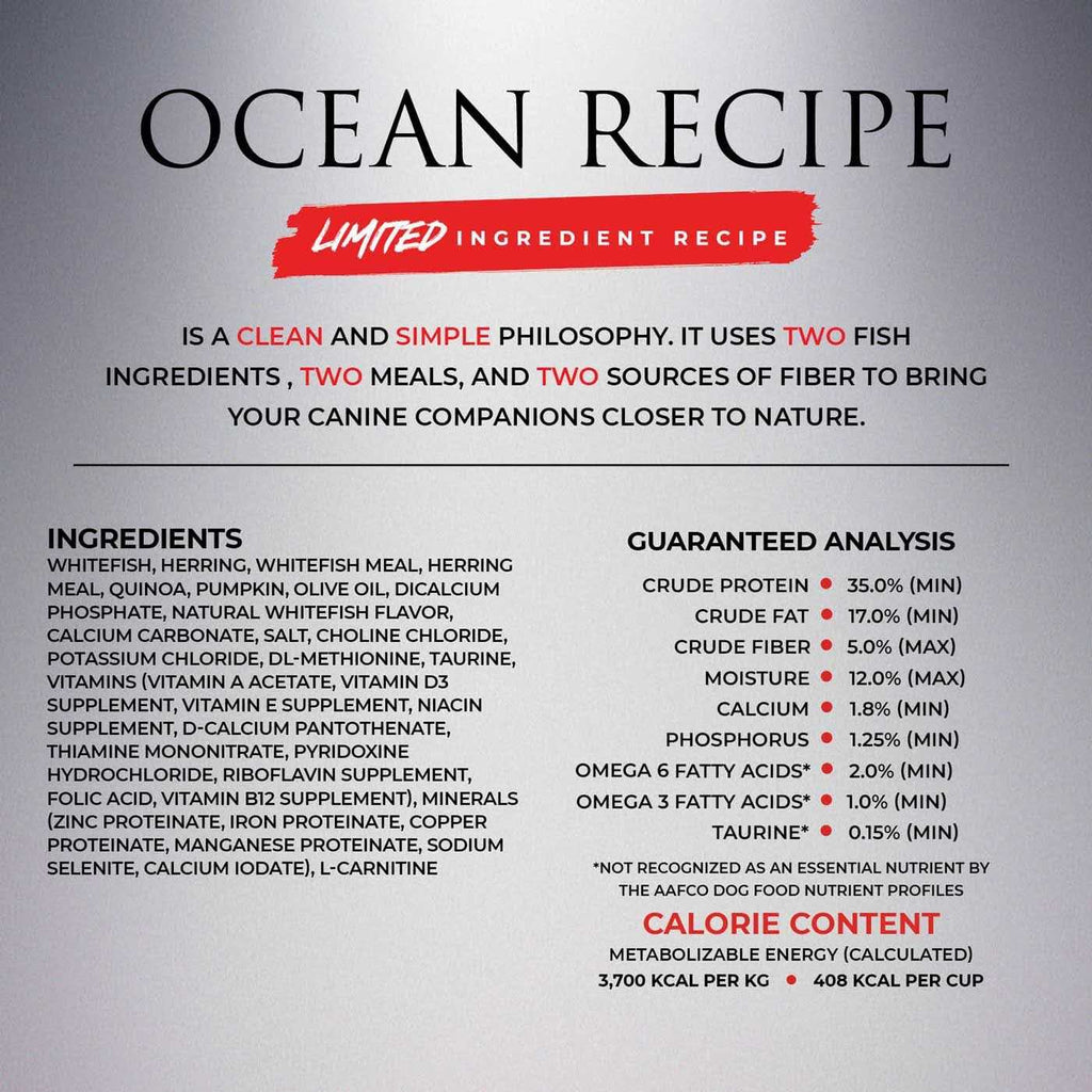 Ocean Recipe Dog Dry Food W282