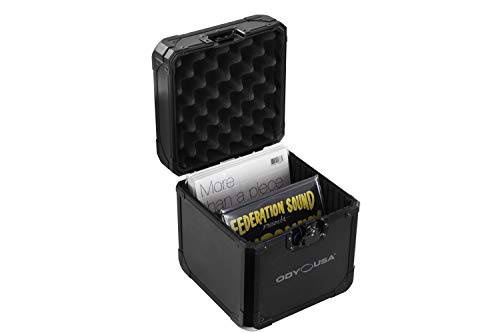 Black 7″ Vinyl Utility Case Holds 60 Records V82494
