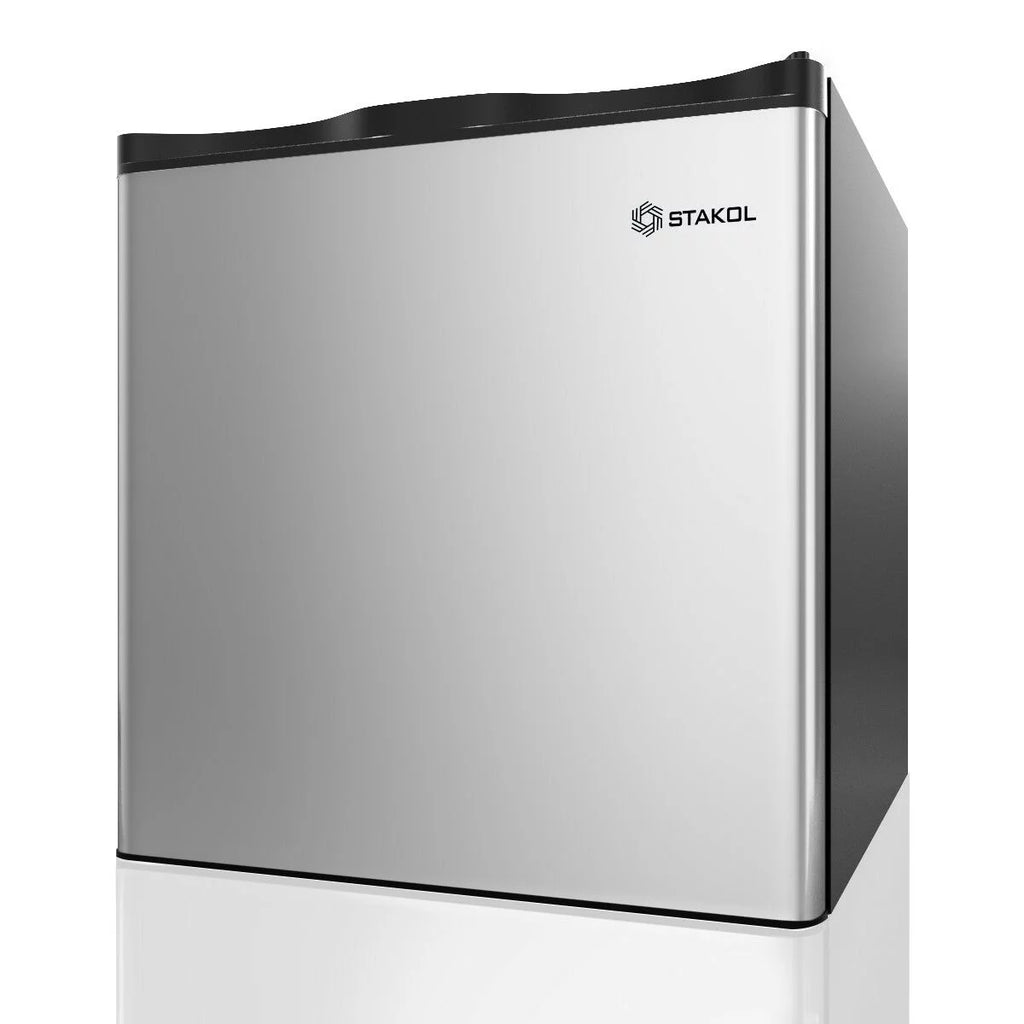 1.1 cu.ft. Compact Single Door Upright Freezer Stainless Steel H8094