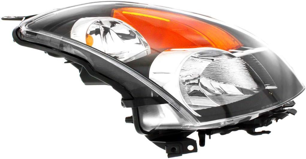 Gray Bezel Halogen Headlight Assembly for Nissan Altima 2008 2009 N662638