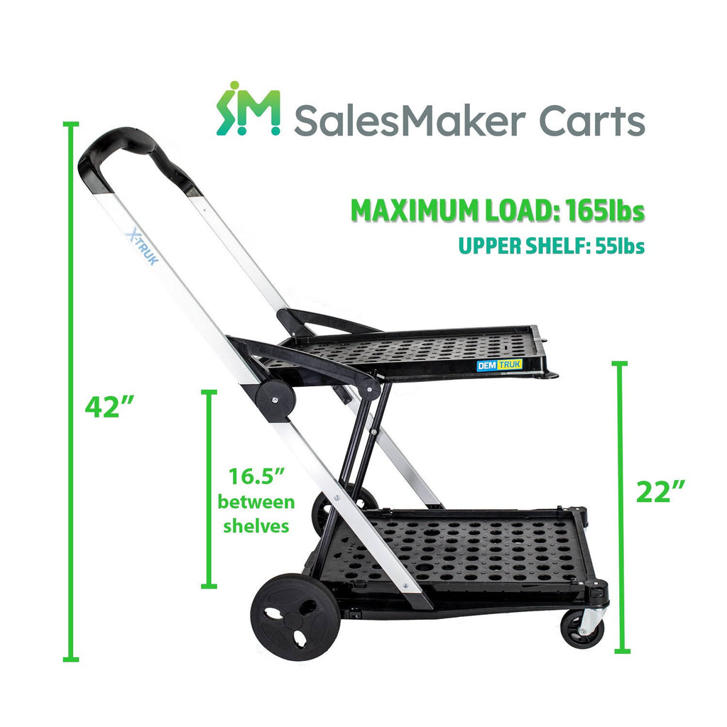 Folding Cart with Storage Basket A436
