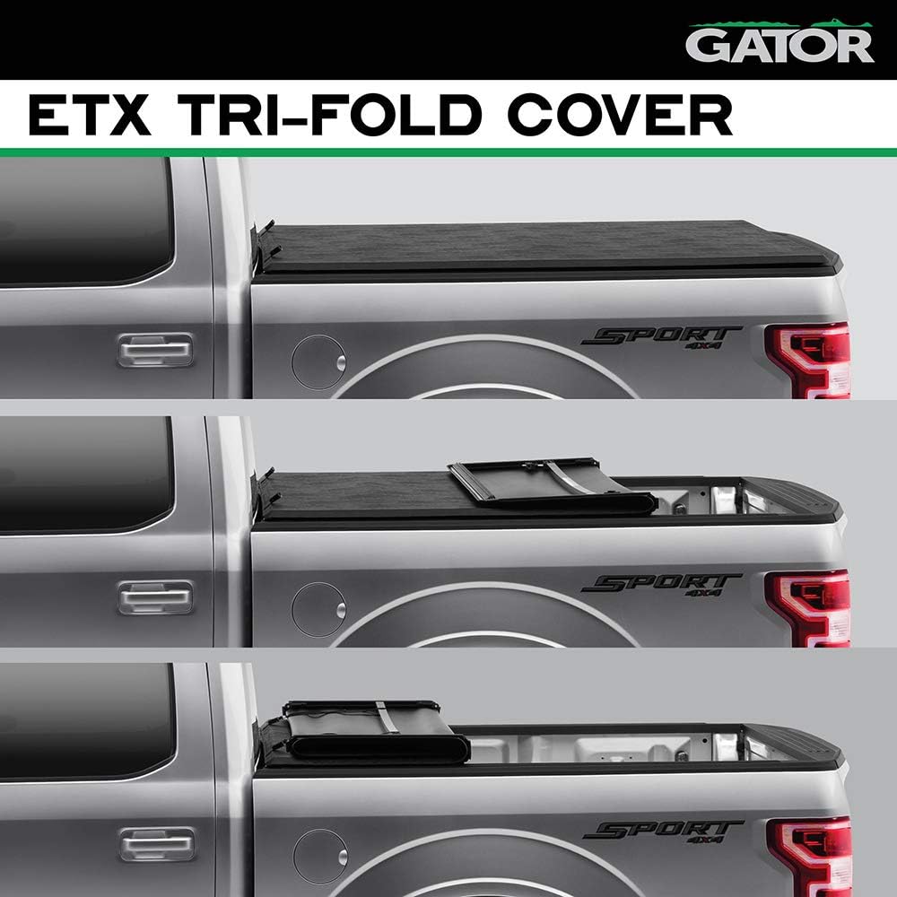 Soft Tri-Fold Truck Bed Tonneau Cover B4122