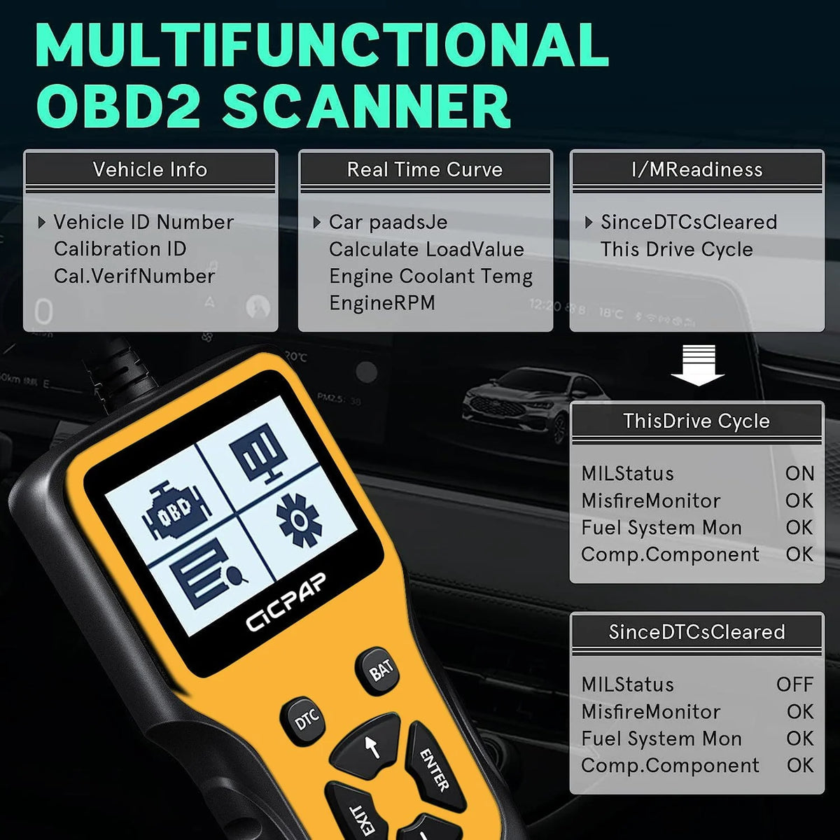 OBD2 Scanner Car Code Reader Diagnostic Tool X9226