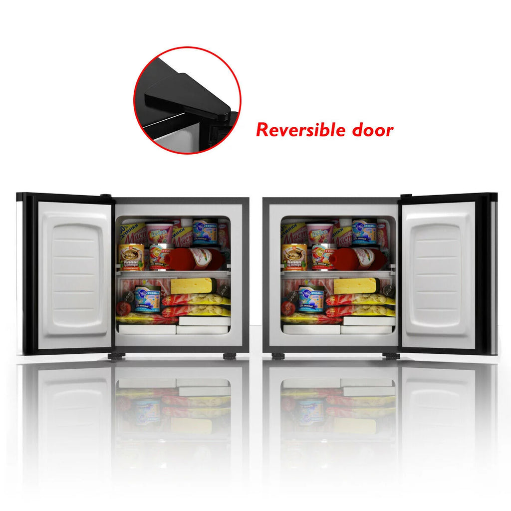 1.1 cu.ft. Compact Single Door Upright Freezer Stainless Steel H8094