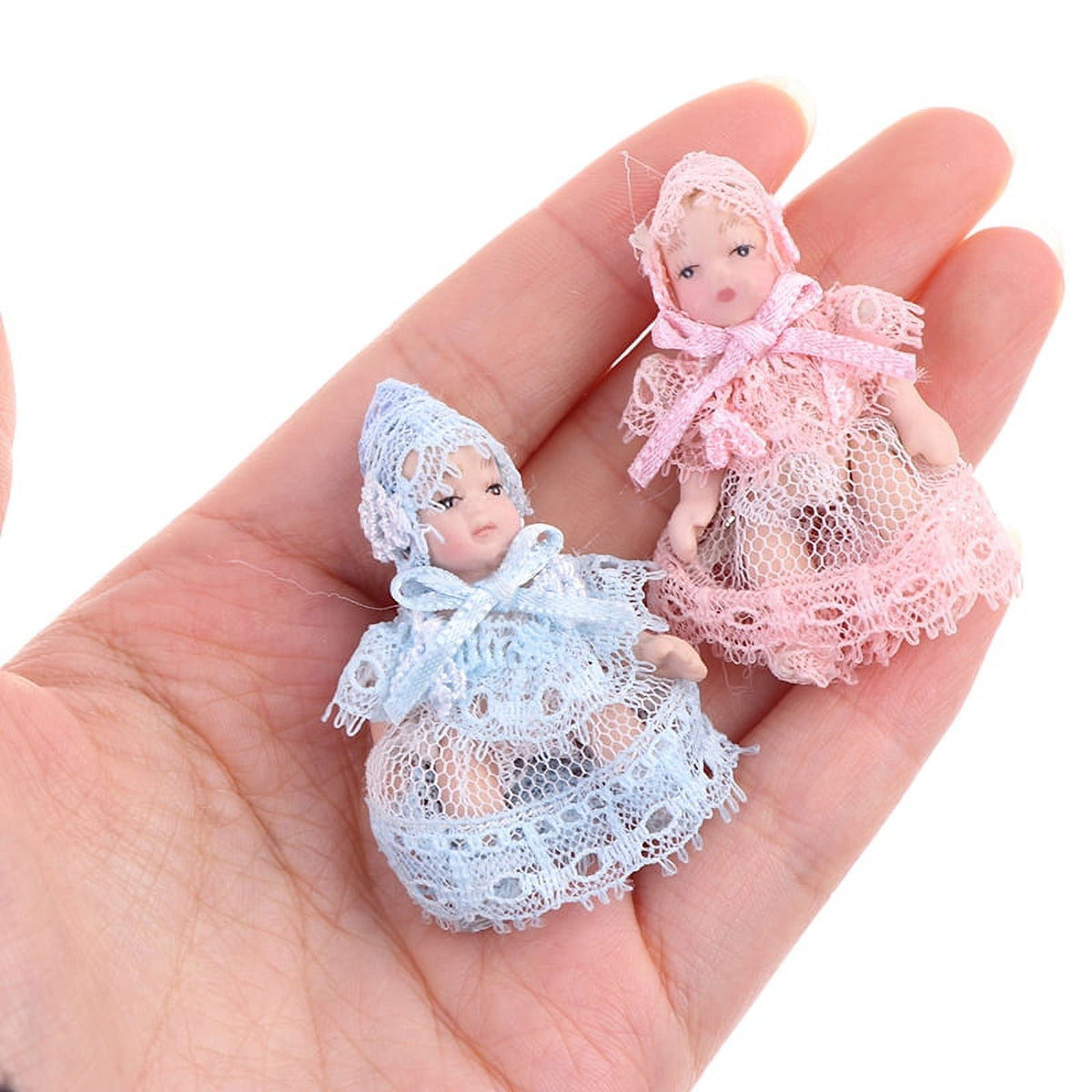 1:12 Dollhouse Miniature Baby Doll People Model Body Joints Moveable Doll R22357