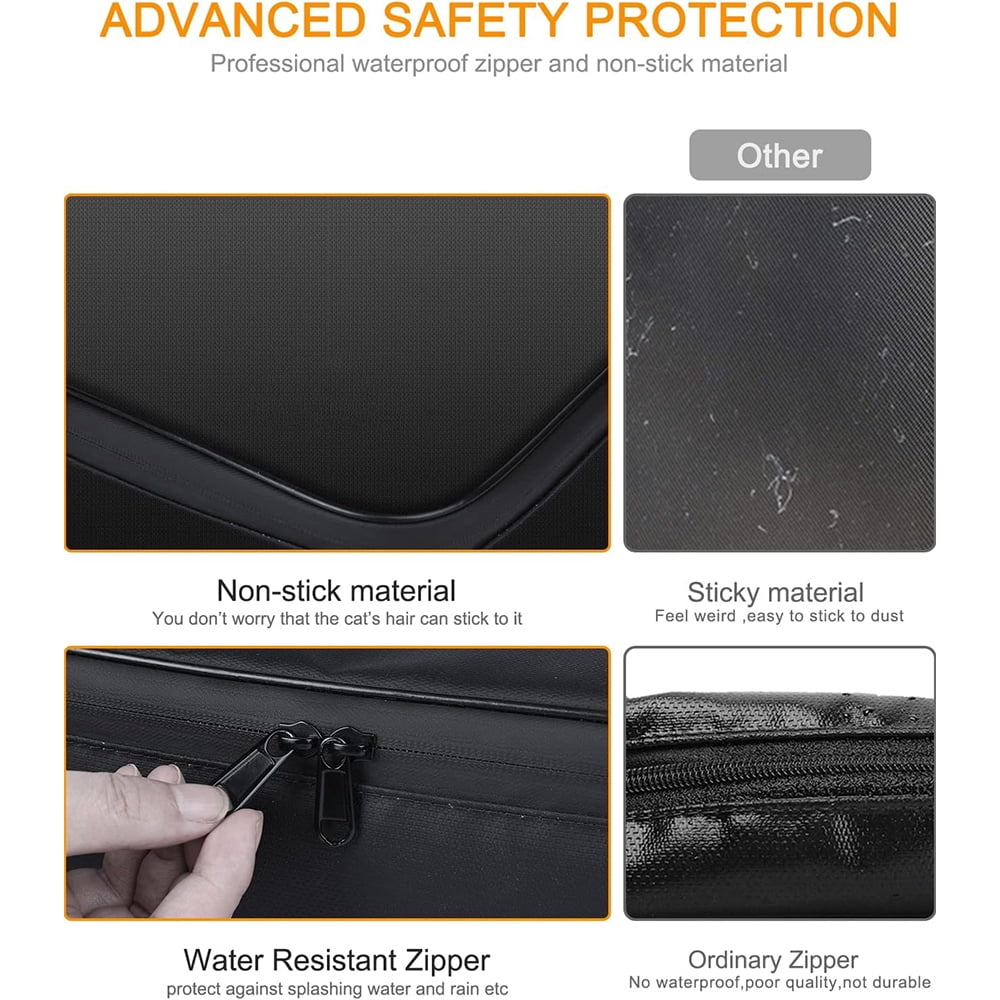 Fireproof Waterproof Document Organizer Box with Lock U54077