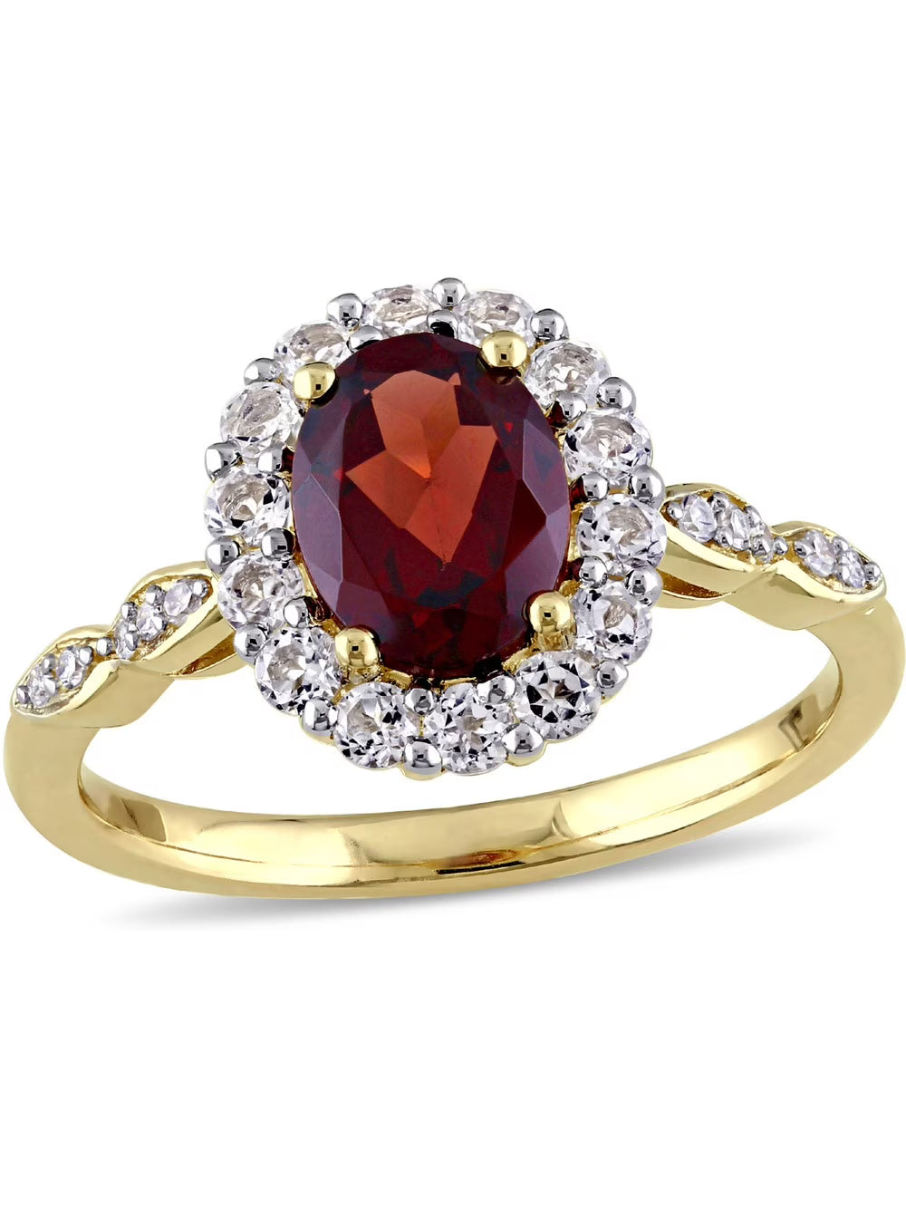 14K Yellow Gold Fashion Ring with Diamonds Y6978