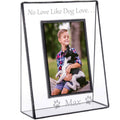 4 x 6 Vertical Clear Engraved Glass Dog Picture Frame R579