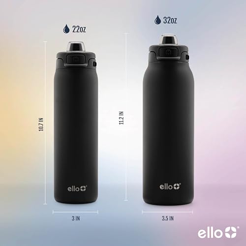 Stainless Steel Water Bottle with Locking Lid, 22oz, 32oz, 40oz W285