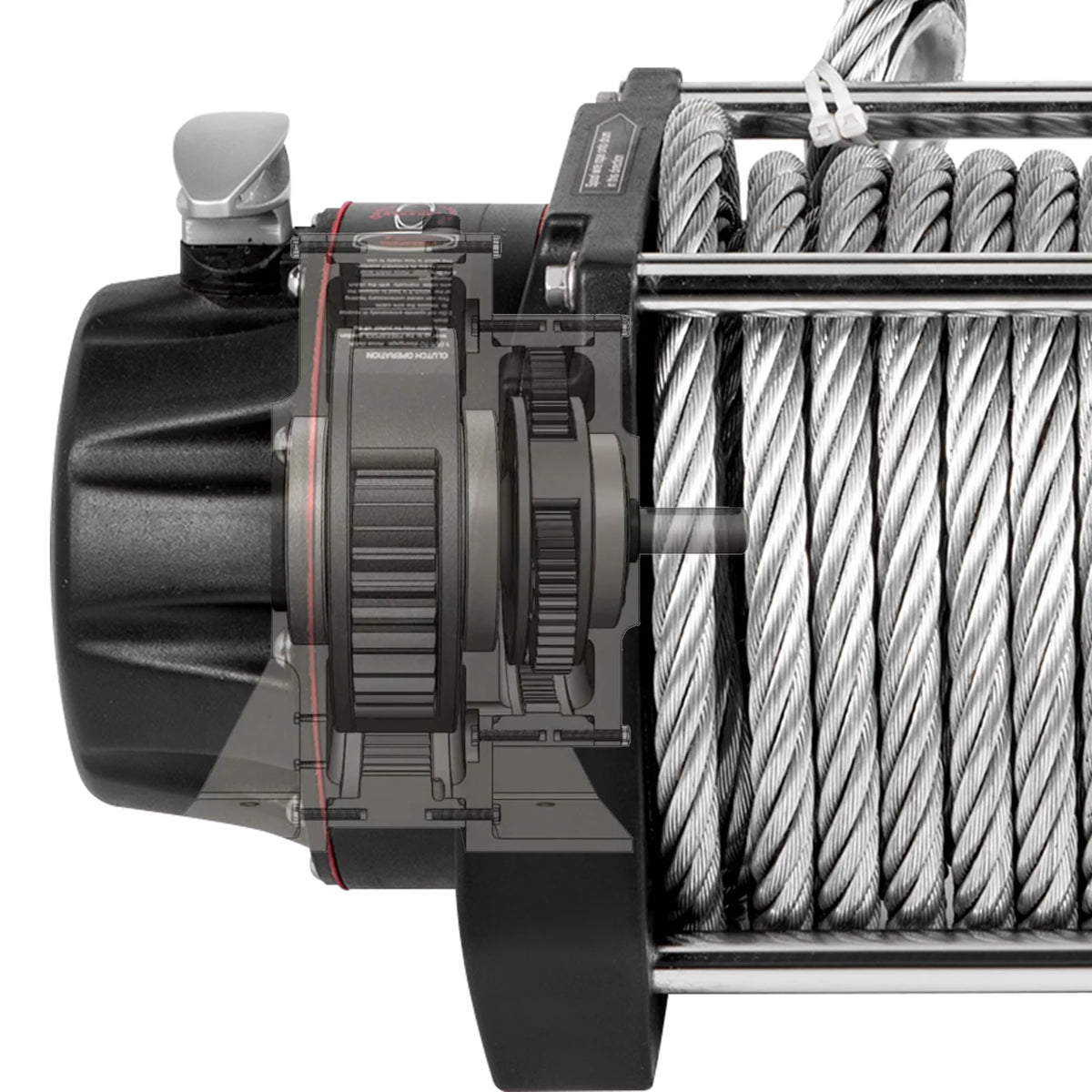 Hydraulic Winch 20000lbs Steel Cable Winch K78877